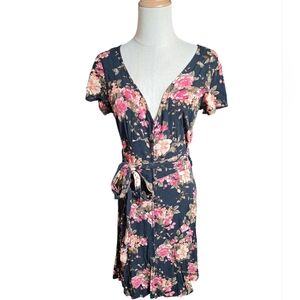 Anerican Eagle Black Floral Dress